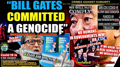 Japanese Prosecutors to Arrest Bill Gates for Crimes Against Humanity During the Pandemic
