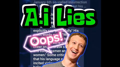 AI lies about January 6th