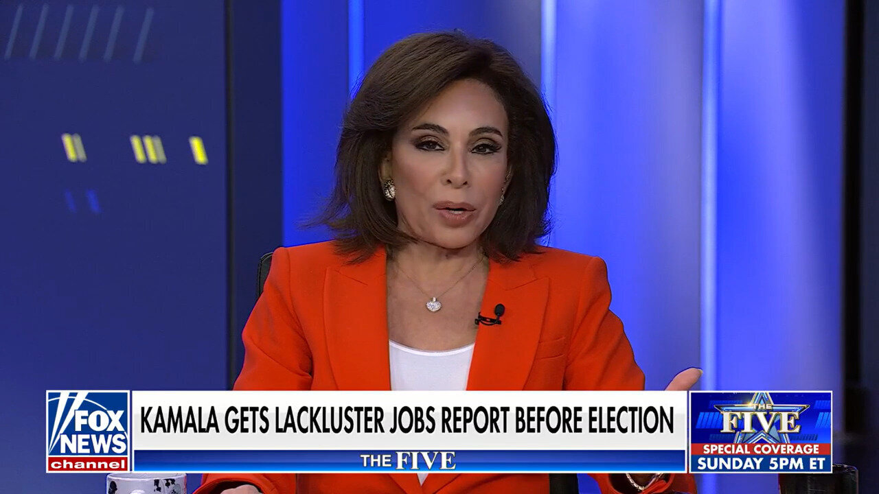 Judge Jeanine Not Impressed By 'Measly' 12K Jobs Added In October Under Biden-Harris