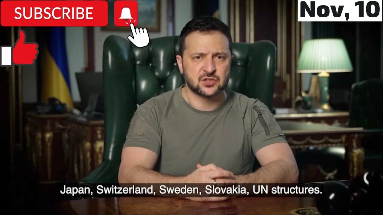 Vladimir Zelensky Explanations November 10, 2022 (Subtitle)