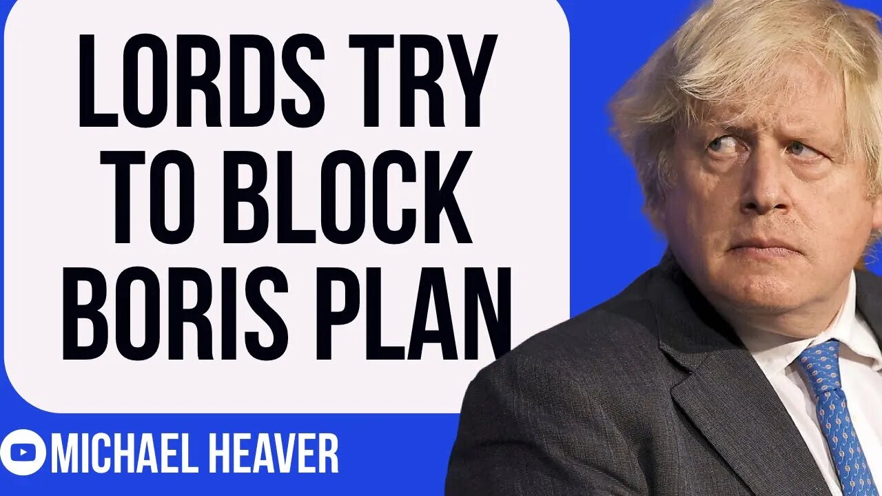 Lords Slammed For BLOCKING Tactics Against Boris Plan