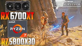 Star Wars Jedi: Survivor : RX 6700 XT + R7 5800X3D | 1440p - 1080p | Epic | RT & FSR