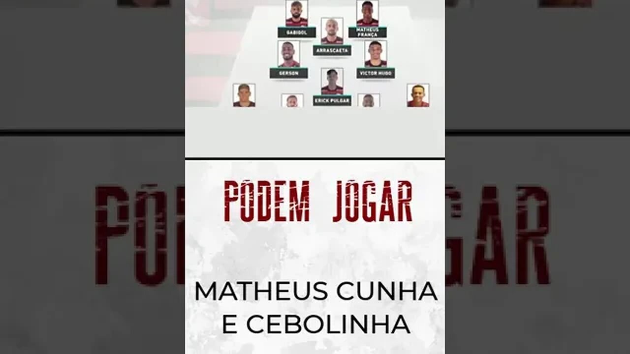 ⚫🔴 Provável escalação de hoje no primeiro jogo contra o Flu