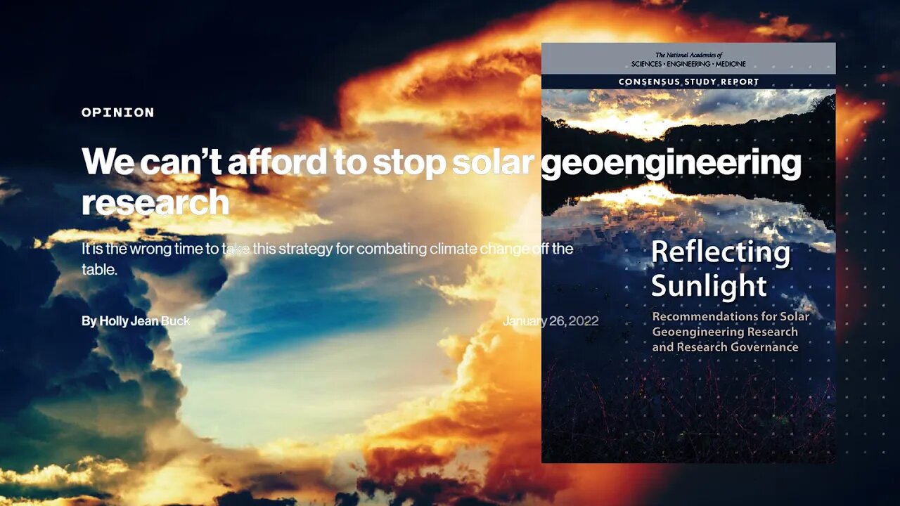 Solar Geoengineering Banned But Still Going Ahead