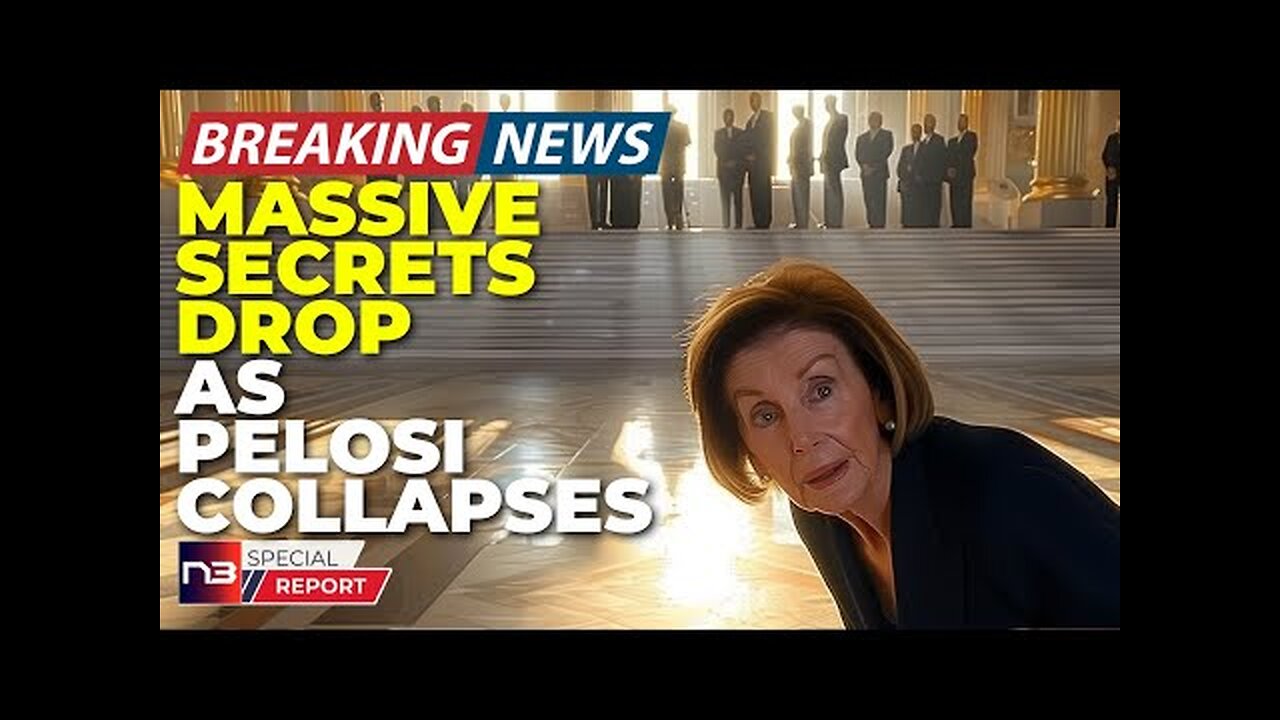 BREAKING: Watch Pelosi FALL In Luxembourg While 26 FBI Agents Get TOTALLY EXPOSED On January 6!