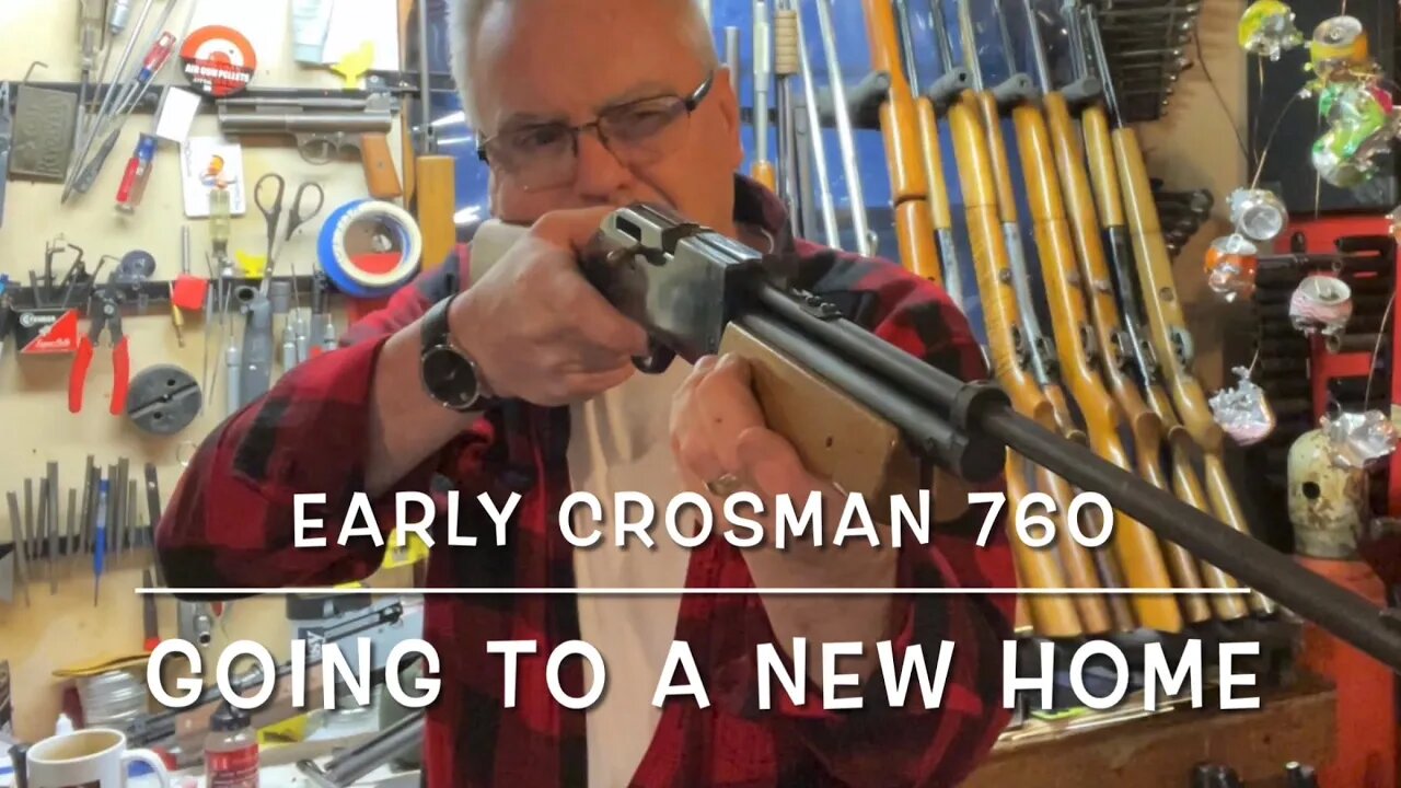 Crosman 760 self cocker sending it to a new home. A little plinking before though @ohshoot444