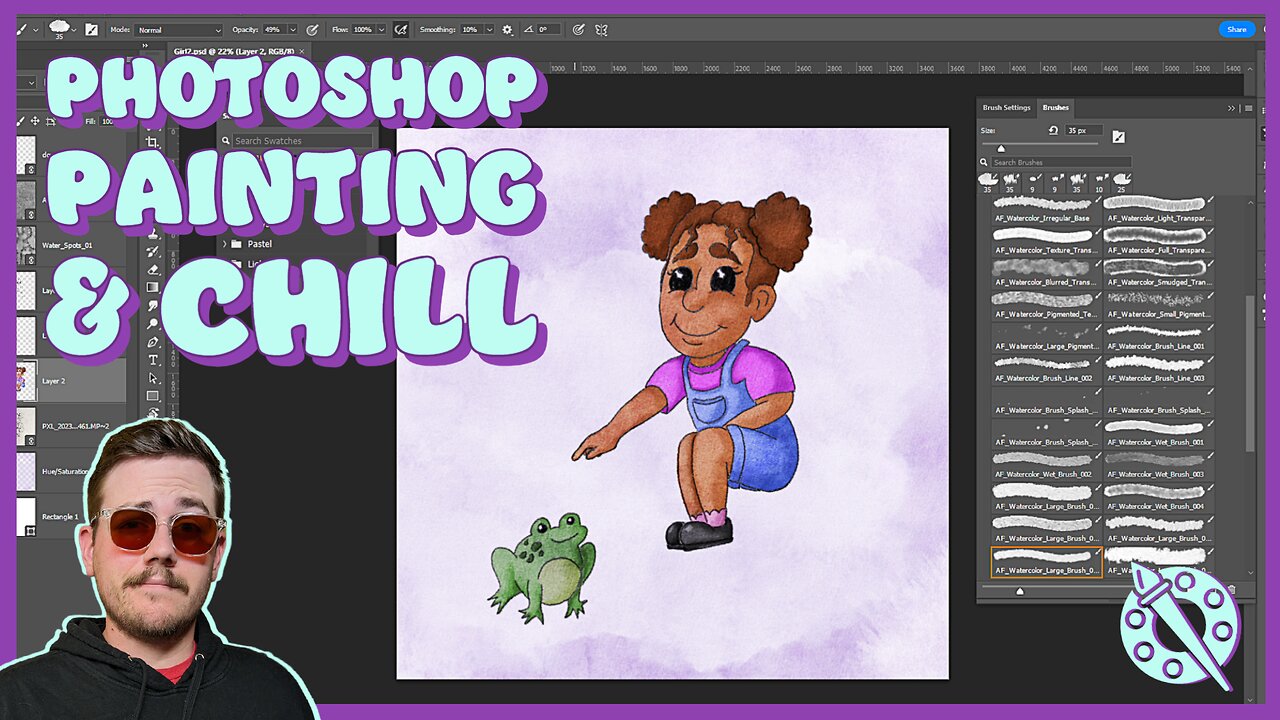 Working on a Children's Book Illustration with Photoshop... Again