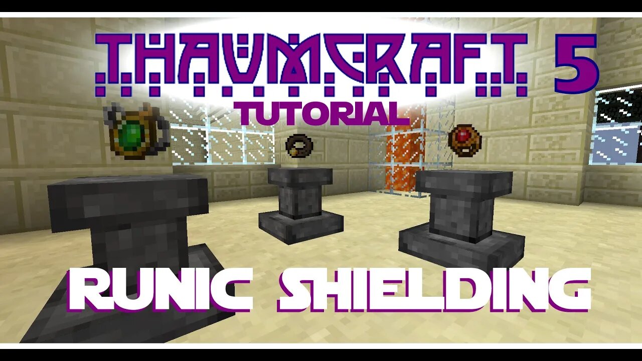 Thaumcraft 5 Tutorial - Part 46 - Runic Shielding - Yellow Hearts to Help you Survive