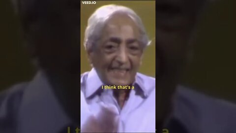 WE HAVE DIVIDED THE WORLD division = conflict [Krishnamurti] #Short