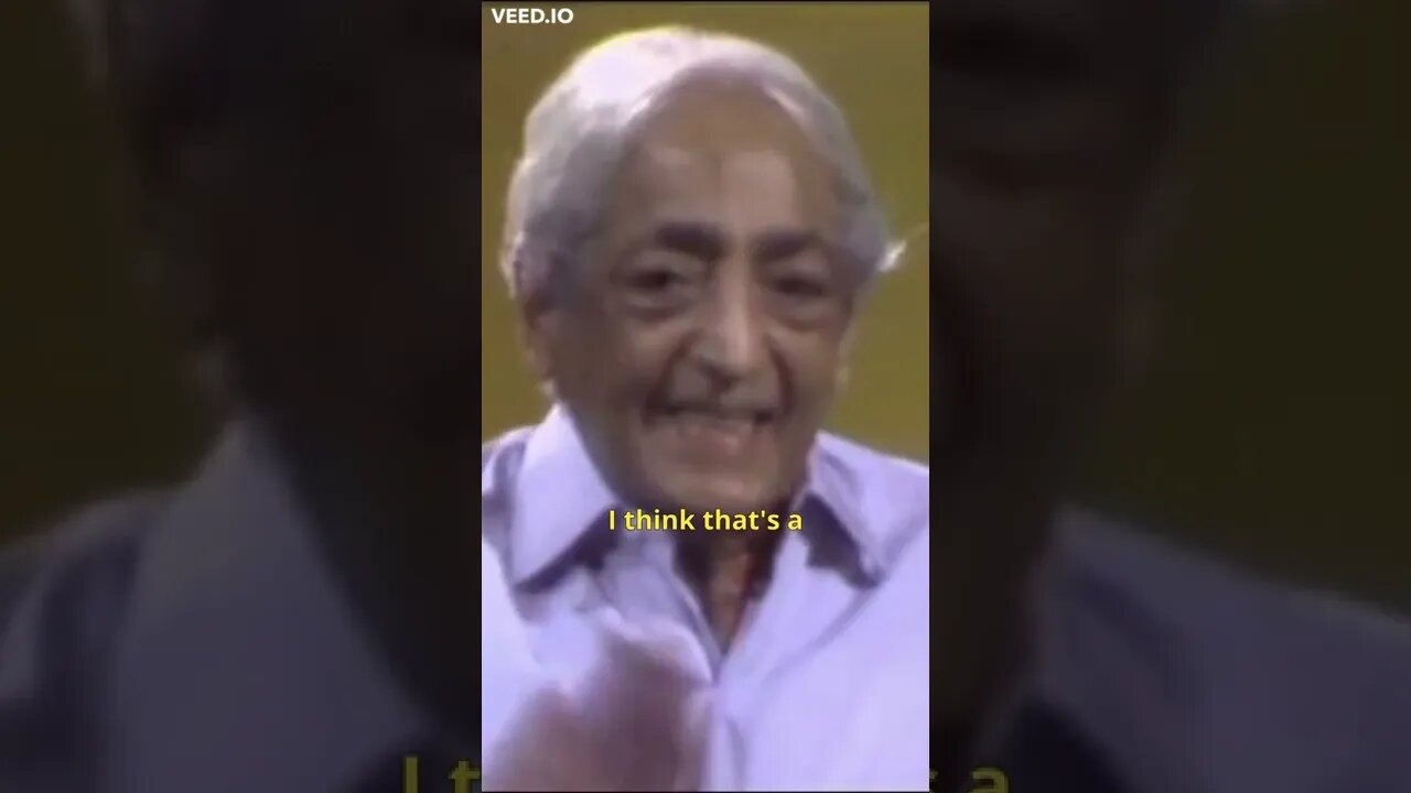 WE HAVE DIVIDED THE WORLD division = conflict [Krishnamurti] #Short