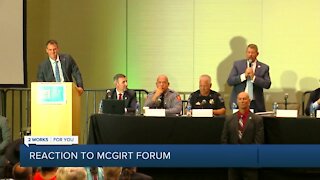 Reaction to McGirt forum which ended early because of protestors