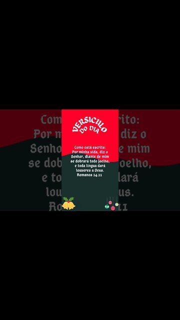 VERSÍCULO DO DIA 11/12/2022.#shorts