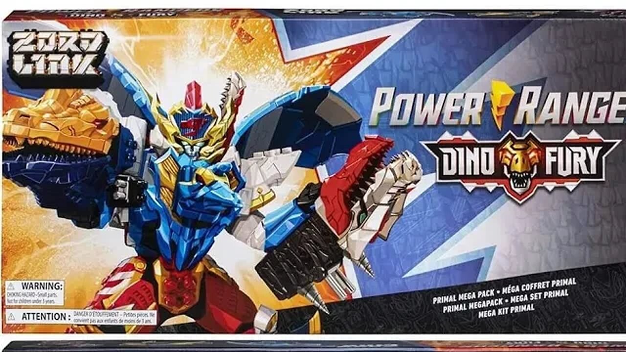 Power Rangers Dino Fury Combining Primal Mega Pack (AMAZON EXCLUSIVE) Coming Fall 2022 #DinoFury