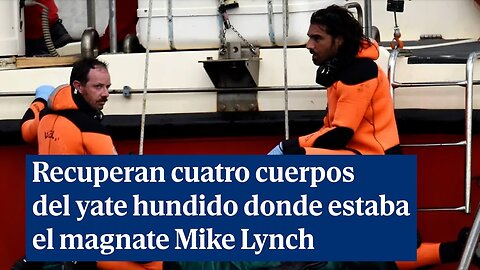 Recuperan cuatro cuerpos del yate hundido en el que el magnate Mike Lynch celebraba su absolución