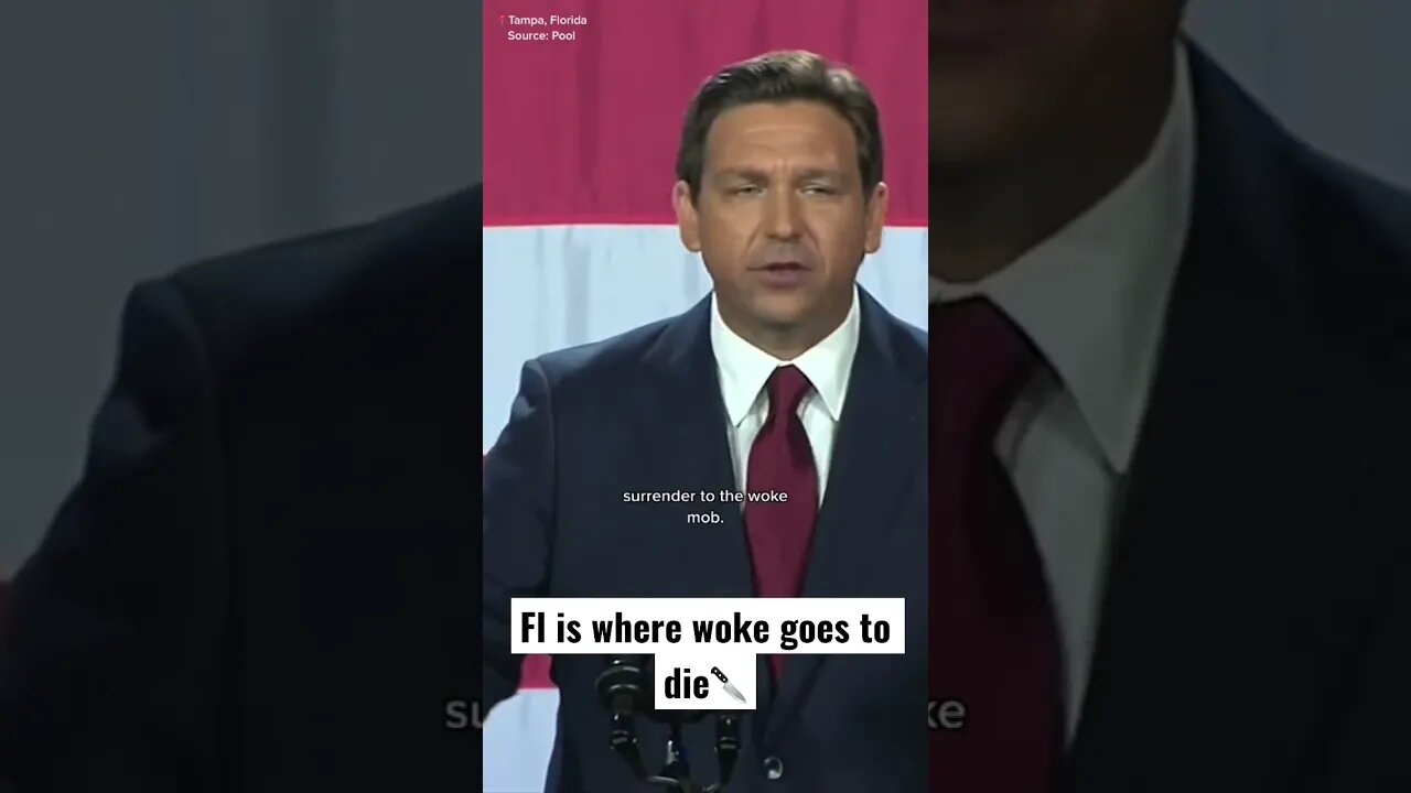 Florida is Where Woke Goes to Die #Desantis #rondesantis #Fl #woke #desantis2024 #politics