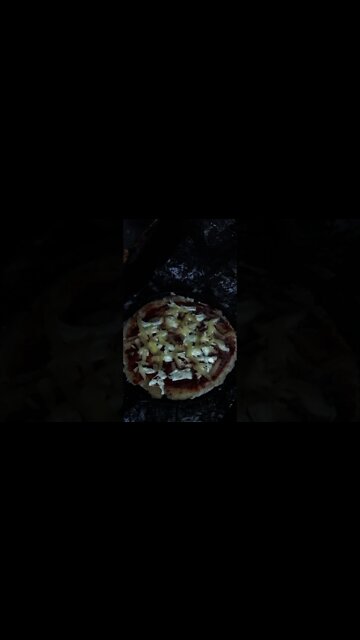 Beefsteak Fungus Pizza. Wild Mushroom Pizza recipe topped Chanterelles, Red Clover flowers and Basil