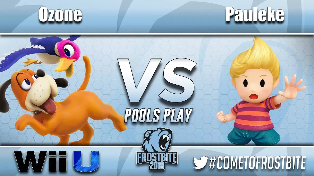 Ozone (Duck Hunt) vs. VT | Pauleke (Lucas) - Wii U Pools Play - FrostBite 2018