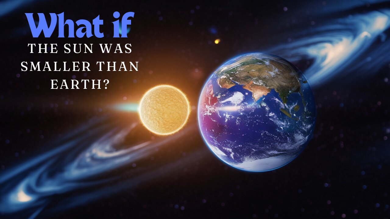 what if the sun was smaller than the earth?