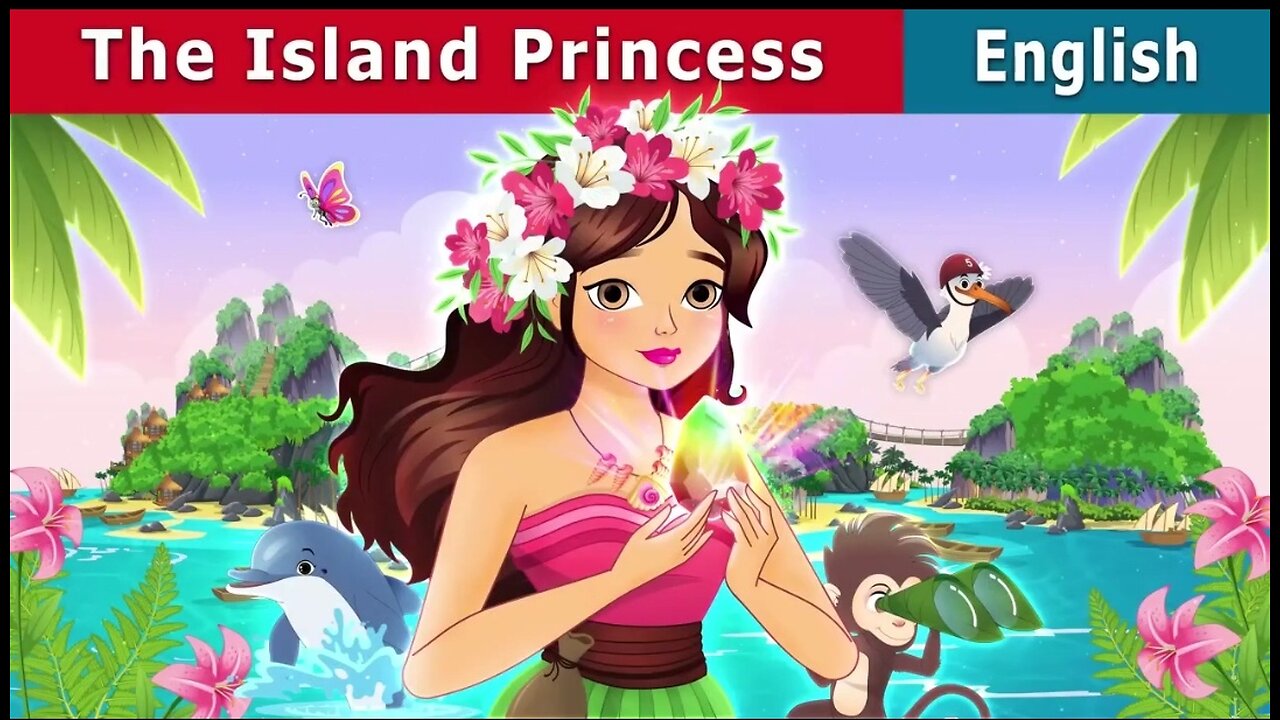 The Island Princess English story for kids