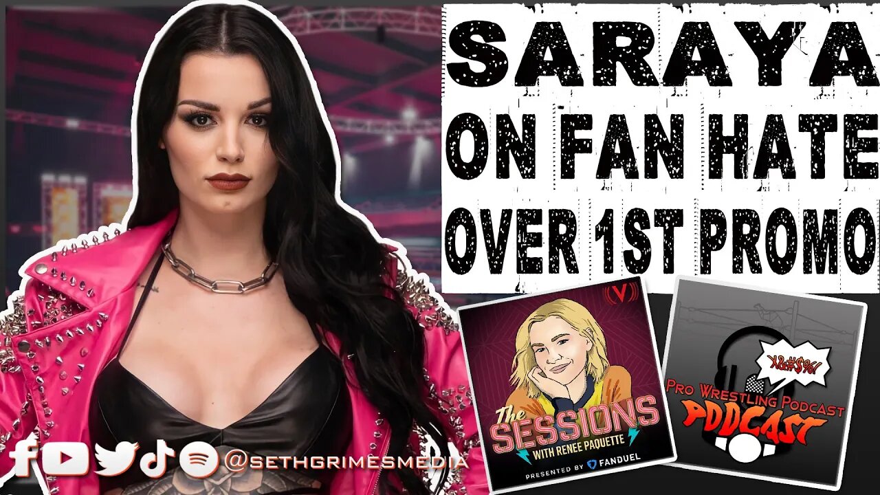 Saraya on Toxic Fans after AEW Promo | Clip from the Pro Wrestling Podcast Podcast | #aew #saraya