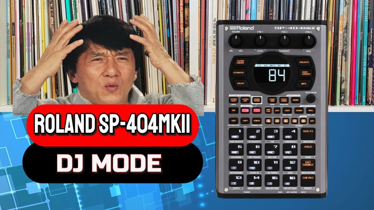 Roland SP404MK2 Dj Mode practice