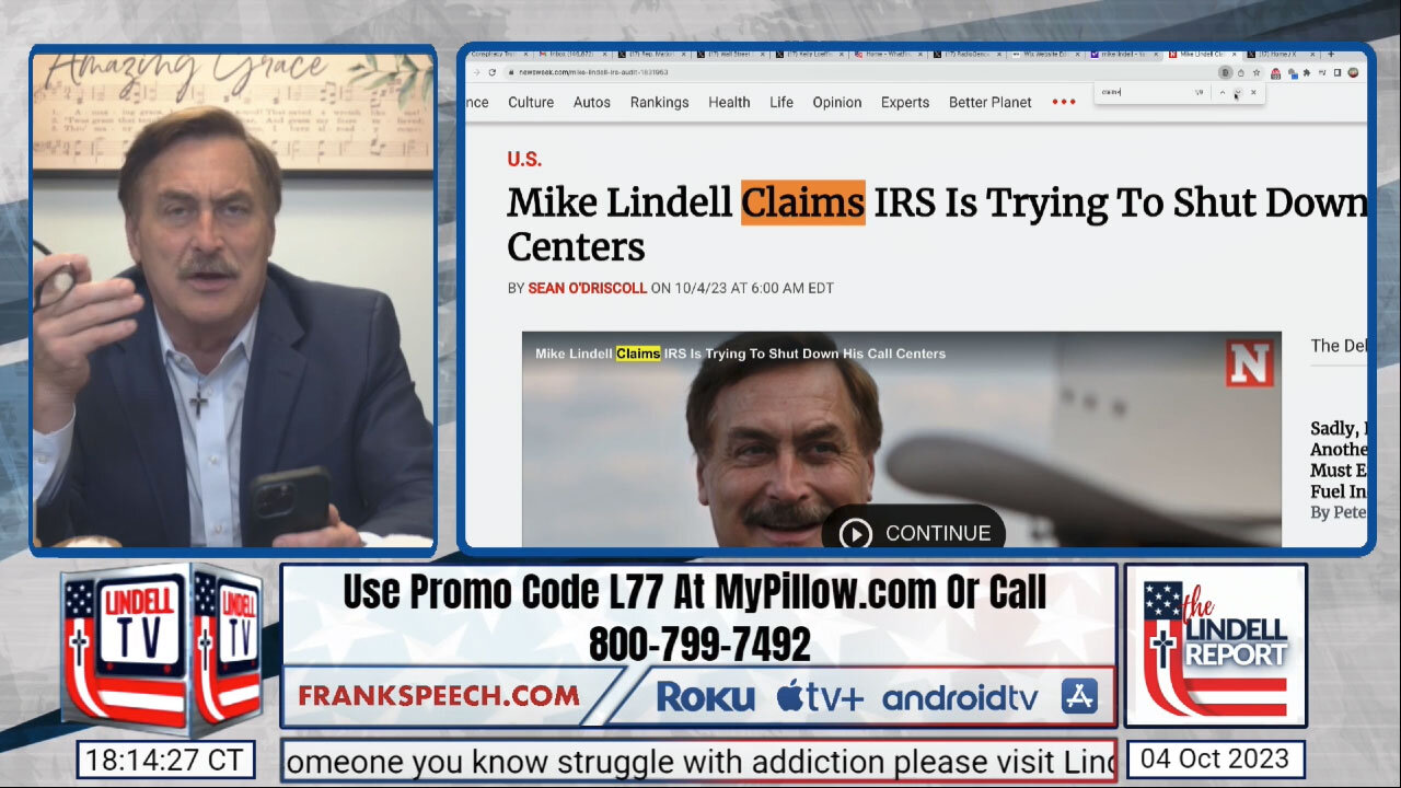 Mike Lindell Calls Out Newsweek for Their Disinformation and Misinformation