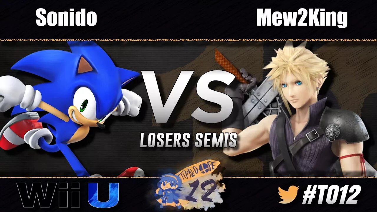 Sonido (Sonic) vs FOX MVG|Mew2King (Cloud) - Wii U Losers Semis - Tipped Off 12