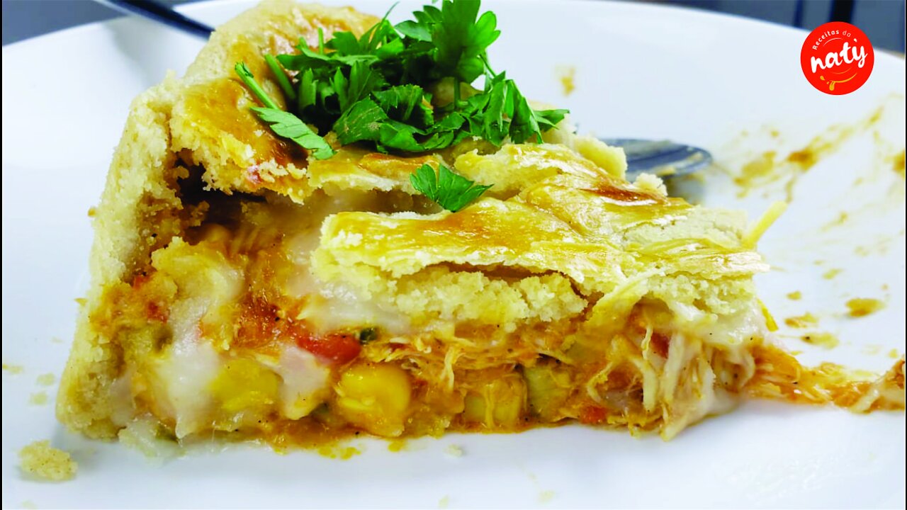 ✅EMPADÃO DE FRANGO SUPER CREMOSO E FÁCIL | DERRETE NA BOCA | RECEITAS DA NATY