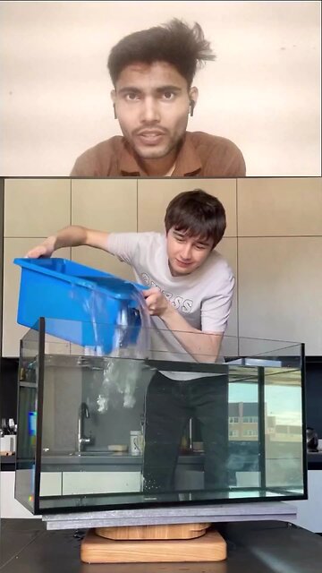 100 Liters of water VS Tongue