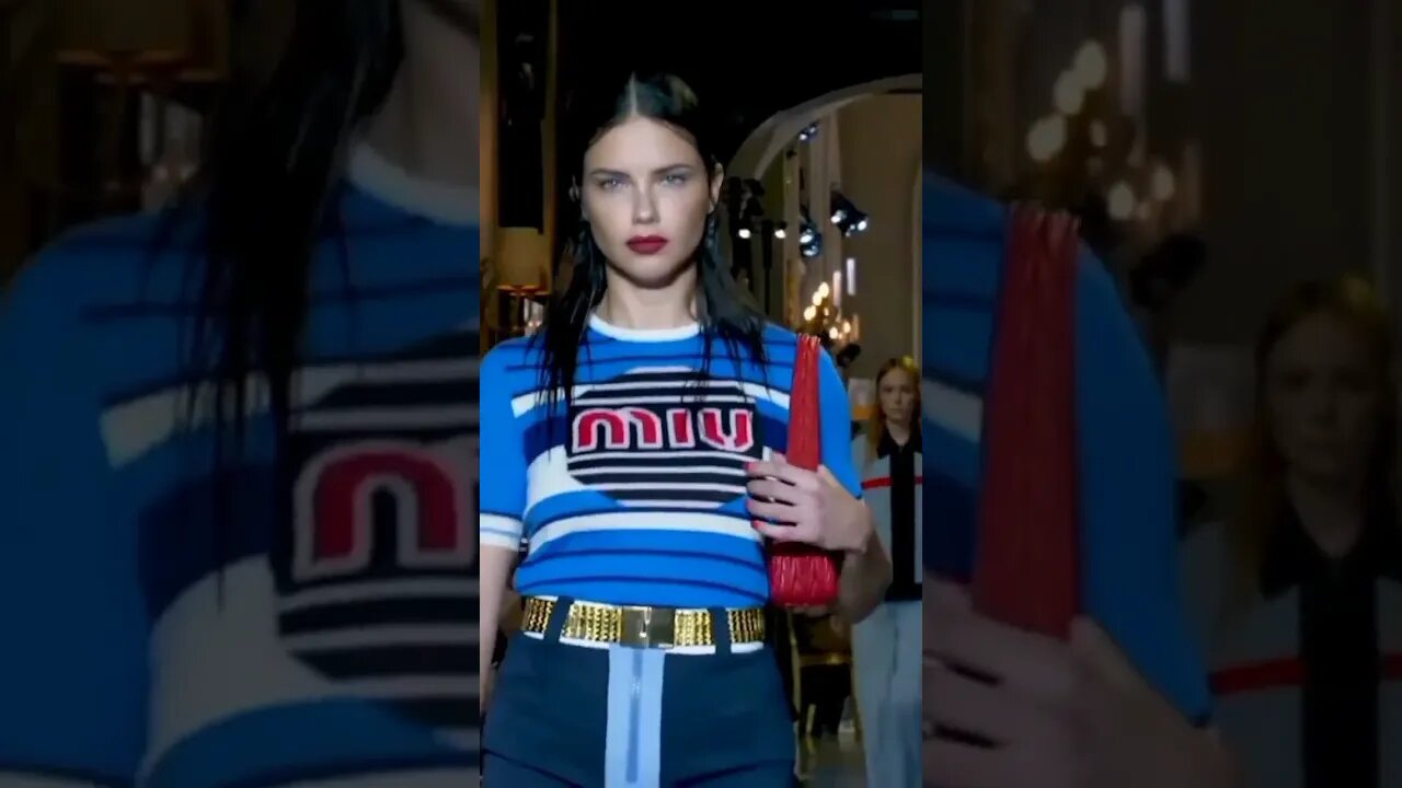 Adrianalima in MiuMiu Cruise 2019 FashionShow