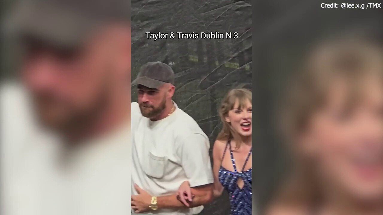 Travis Kelce And Taylor Swift Leave 'The Eras Tour' Together