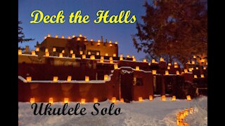 Deck the Halls Instrumental Ukulele Easy