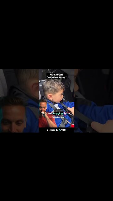 Kid caught "hugging Jesus" 🤣 #jesus #christianity #holyspirit #bible #god