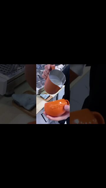 coffee artwork | coffee wall decor | coffee wall art | latte art | coffee painting #shorts