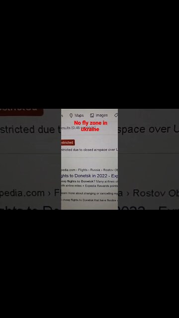 can't get a flight to Donetsk there is a no fly zone .