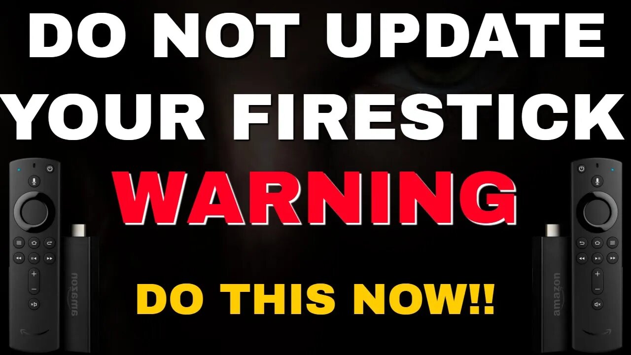 WARNING - DO NOT UPDATE YOUR FIRESTICK - FIRESTICK JAILBREAK DEVELOPER OPTIONS MISSING