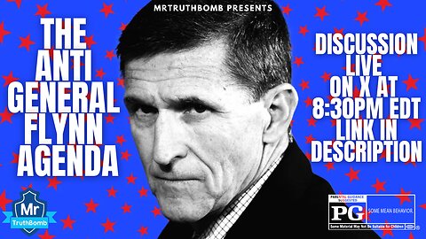 THE ANTI GENERAL FLYNN SHILL DISCUSSION LIVE ON X SPACE FRIDAY 22 NOV @ 8:30 EDT