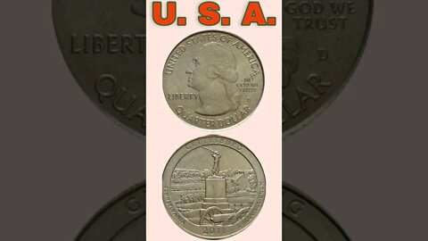 U. S. A. ¼ dollar 2011.#shorts #coinnotesz