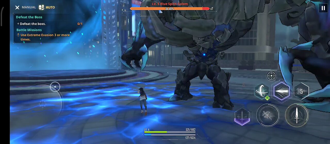 solo leveling entire time I kill the rock demon😈