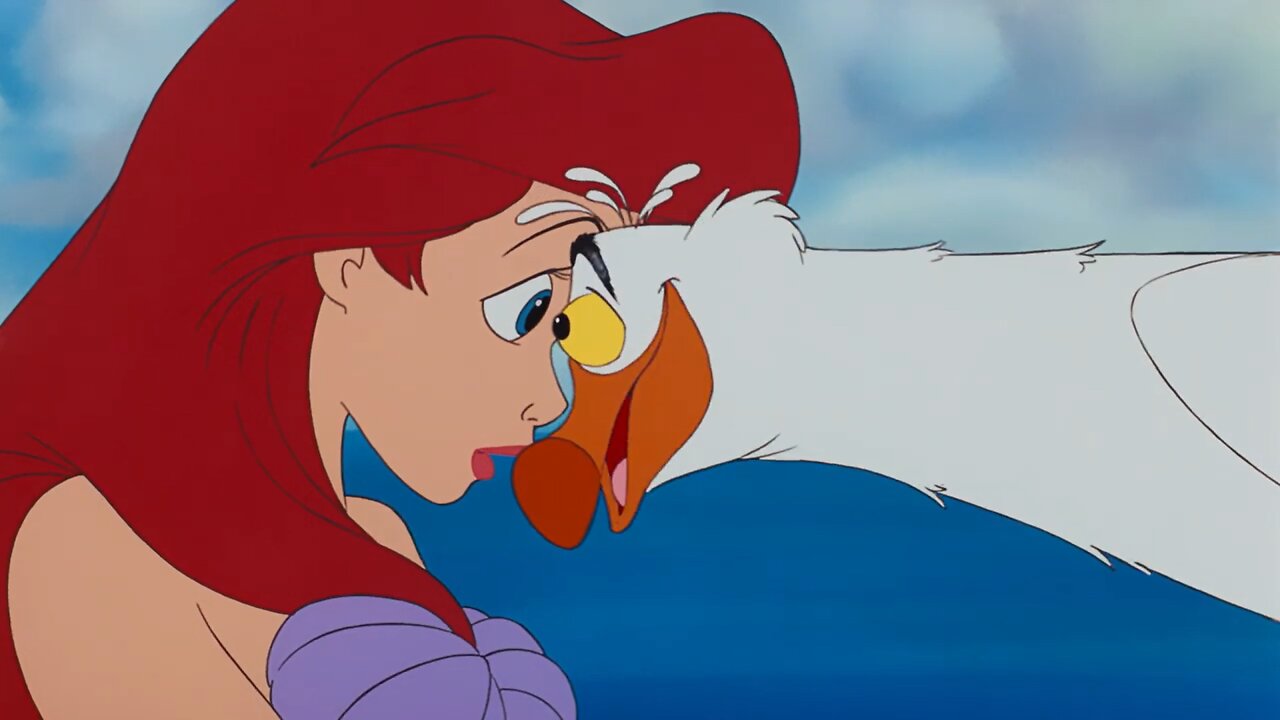 Scuttle the DIRTY SAILOR #disney #disneyplus