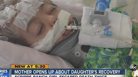 Mother opens up about daughter's recovery