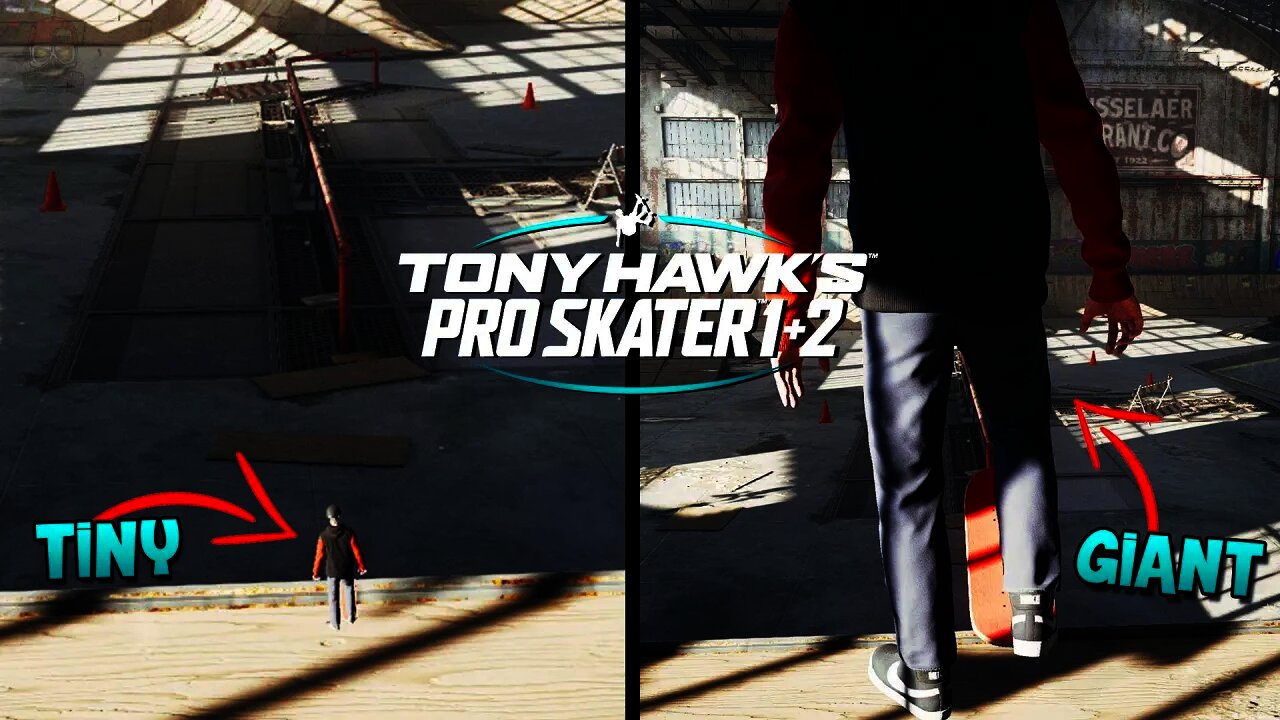 Tony Hawk Pro Skater 1+2 | All Cheats (Tiny & Big Skater, Different Graphics & More)