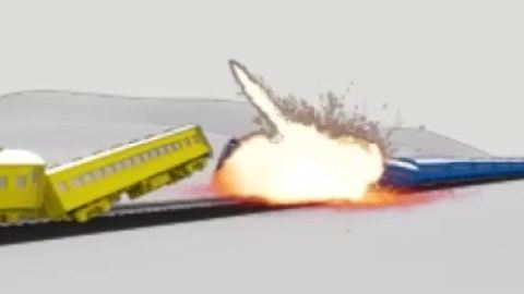 How Iran trains crashed in Semnan Province?