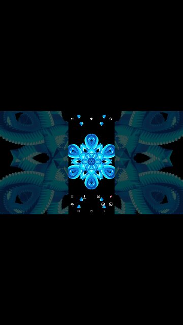 Tangle app on Android: perfect symmetry #13