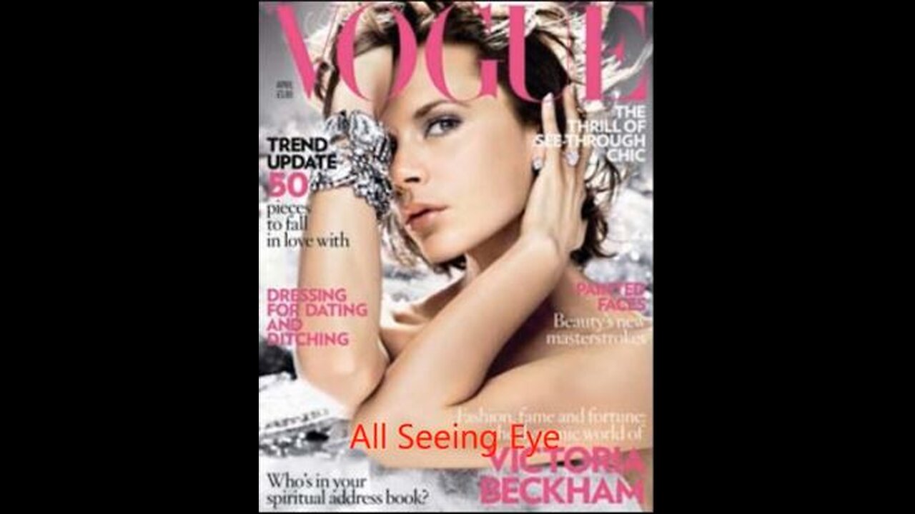 The illuminati Fashion, Magazine & Advertisement Business Symbolism