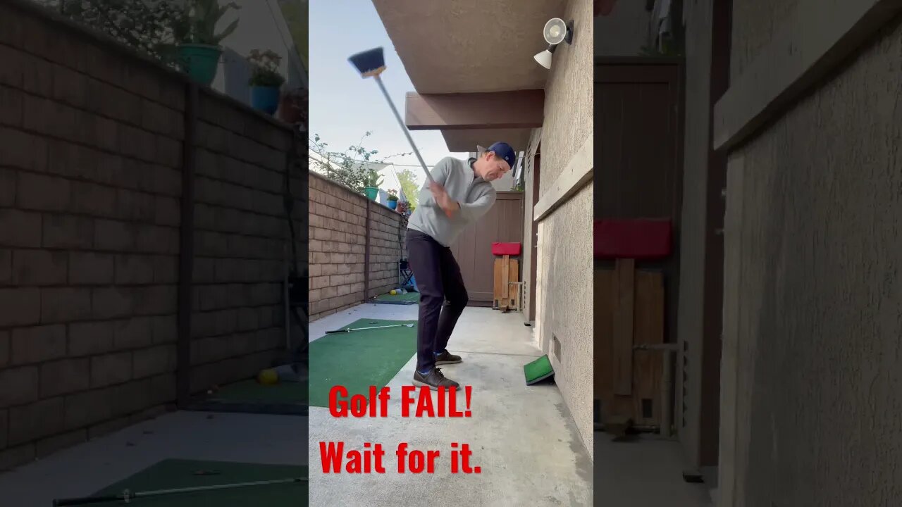 #golf #fail golf experiment gone wrong. #shorts #short