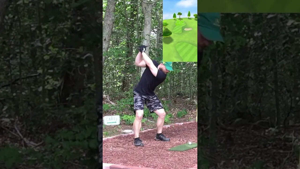 Hole 5 - Quarry Oaks GC #Shorts #Golf #GarminR10 #Golfing #Golfer #Sports #SimGolf #YoutubeShorts