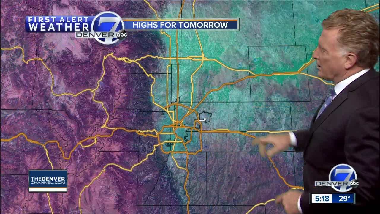 Monday evening forecast