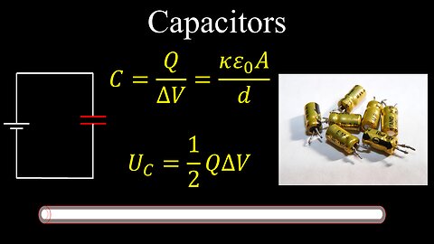 Capacitors, Capacitance, Electric Field, Voltage, Energy Stored, Example - Physics