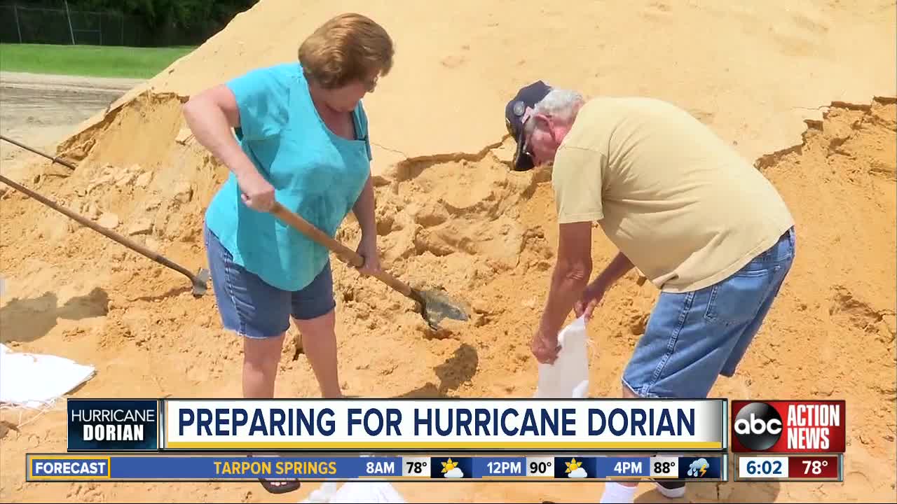 Tampa Bay area residents preparing for Hurricane Dorian